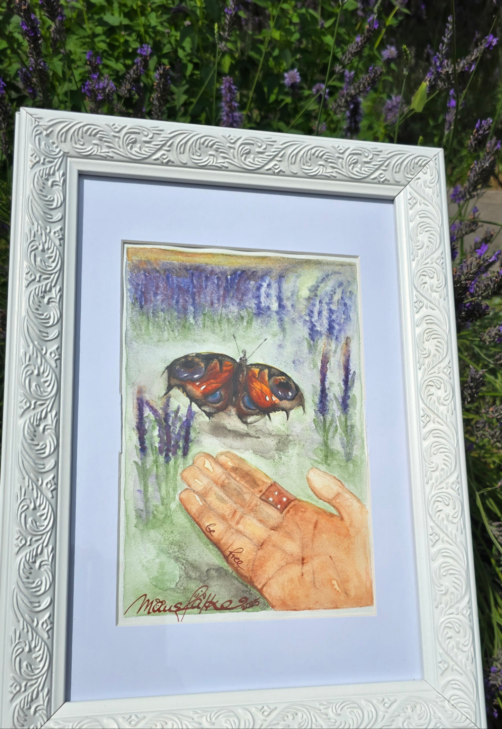 Sei frei, kleiner Schmetterling 🦋 (Original-Gemälde)