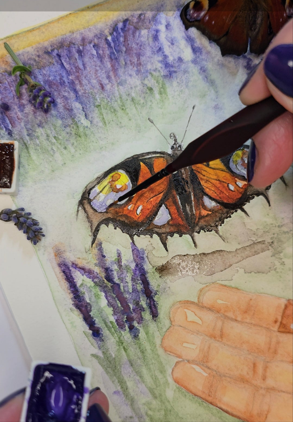 Sei frei, kleiner Schmetterling 🦋 (Original-Gemälde)