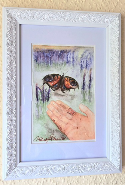 Sei frei, kleiner Schmetterling 🦋 (Original-Gemälde)